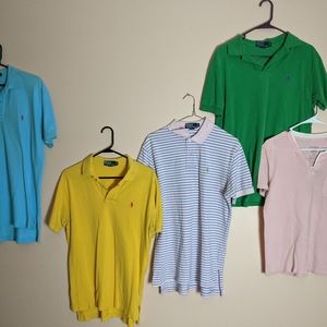 Men's short sleeve polo shirts lot
